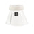 EquiFit Bell Boot in white with UltraWool top back view