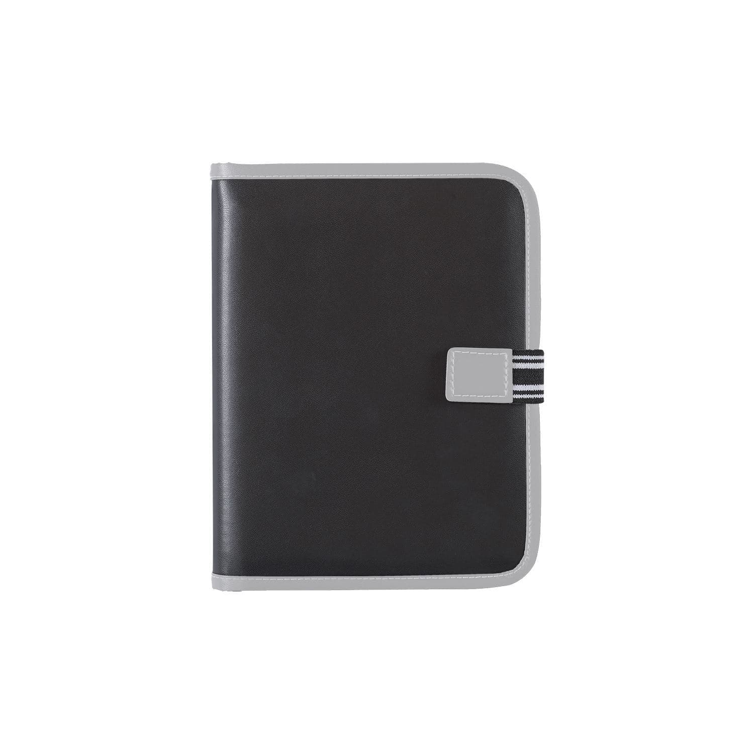The Custom Notebook features EverLeather outer with hook and loop closure to keep contents secure.