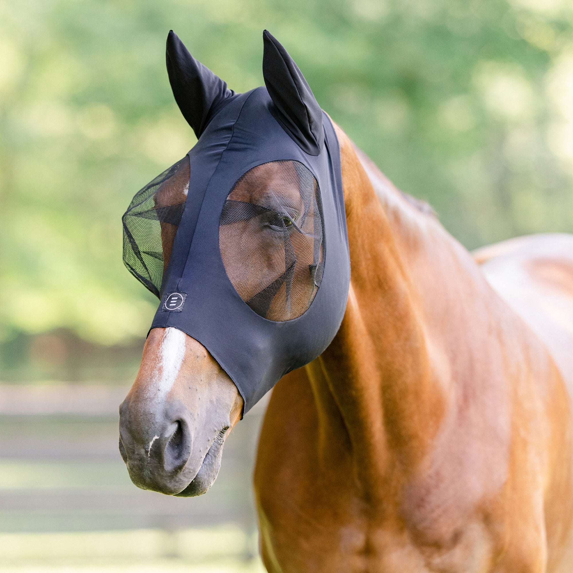 The Essential FlyMask protects with moisture wicking, anti-microbial lycra guards against irritation and bacterial growth