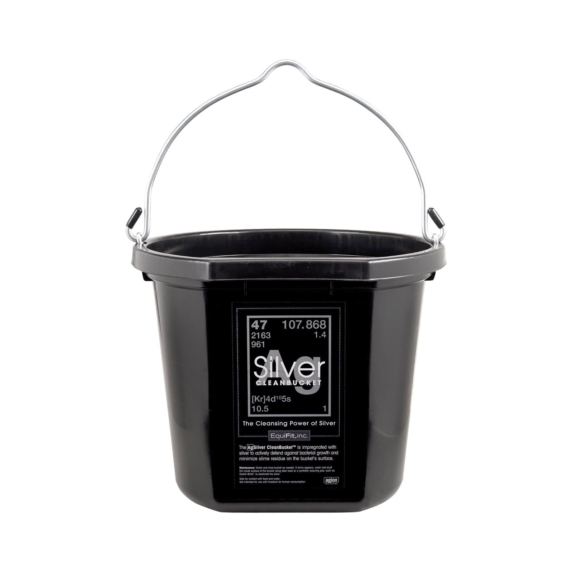 AgSilver CleanBucket is embedded with Ionic Silver to control bacterial growth