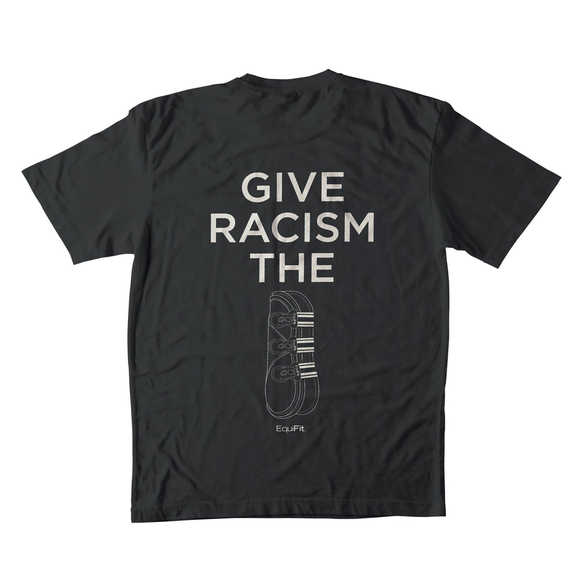 Give Racism The Boot T-Shirt proceeds will go to support the Compton Cowboys whose mission we are passionate about