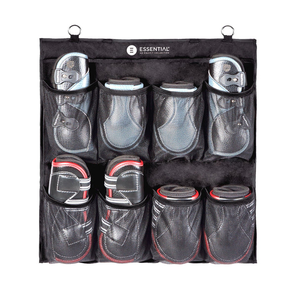 Hanging outlet boot organizer